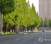 코로나 봉쇄에 한산한 북한 도로