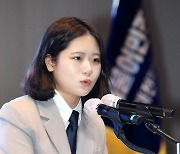 축사하는 박지현 공동비대위원장