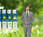 [날씨] 내일도 맑고 다소 더워..서울 26·대구 30도