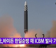 [YTN 실시간뉴스] "北,바이든 한일순방 때 ICBM 발사 가능성"