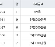 서울 천연동 서대문천연뜨란채아파트 30㎡ 6억원.. 역대 최고가