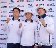 한국양궁, 현대월드컵 남자 컴파운드 단체 동메달