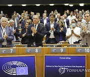 BELGIUM EU PARLIAMENT MINI PLENARY SESSION