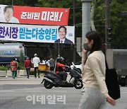[포토]거리에 서울시장 후보 현수막