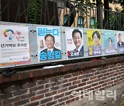 [포토]거리에 붙은 지방선거 서울시장 후보자 벽보