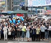 [포토] 더불어민주당 노원역 집중유세