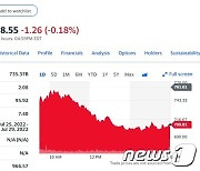 테슬라 S&P ESG지수 제외 7% 급락..'칠백슬라' 턱걸이(상보)