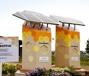 한화 '태양광 벌집'으로 꿀벌 지킨다