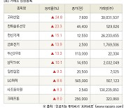 [fnRASSI]장마감, 거래소 상승 종목(고려산업 24.8% ↑)