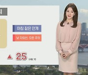 [날씨] 주말 더위, 서울 26도..내륙 곳곳 소나기