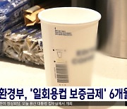 환경부, '일회용컵 보증금제' 6개월 유예