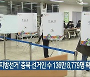 '6.1 지방선거' 충북 선거인 수 136만 8,779명 확정