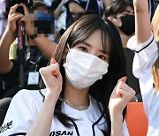 우주소녀 설아, '두산의 승리요정' [사진]