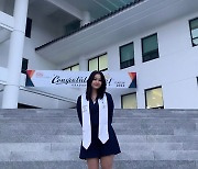 '뉴욕대 합격' 안정환♥이혜원 딸, 국제학교 졸업식..벌써 다 컸네