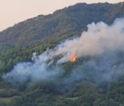 경남 김해 산불 4시간 만에 잡혀..잔불 진화중