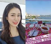 럭셔리 피서가 따로없네∼'한강뷰 테라스' 인증한 민혜연♥주진모