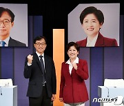 '진보' 엄창옥 vs '보수' 강은희, 교육재정 운용 놓고 공방