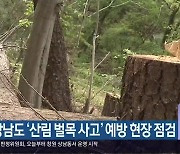 경상남도 '산림 벌목 사고' 예방 현장 점검
