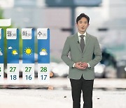 [날씨] 내일도 30도 안팎 더위 계속..내륙 곳곳 소나기