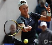 19세 신예 루네, 샤포발로프 꺾고 프랑스오픈 테니스 2회전 진출
