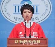 [포토]'사전투표 독려 기자회견 갖는 김은혜'