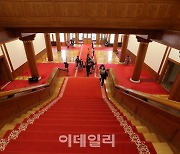 [포토]청와대 내부 계단
