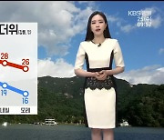 [날씨] 강릉 한낮 33도..강원 남부 내륙 천둥·번개 동반 '소나기'