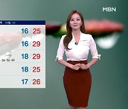 [종합뉴스 날씨]내일과 모레 더위 주춤..내일 새벽까지 곳곳 약한 비