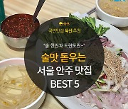 [카드뉴스] 꽃내음 속 술맛 돋우는 서울 안주 맛집 BEST 5