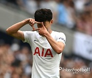 '토트넘 전체 득점 33.3%' SON, 'EPL 하드캐리' 2위 등극..1위는?