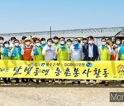 광주-대구은행, 전라·경상도 오간 '달빛동맹' 농촌봉사활동