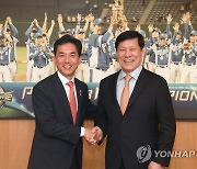 허구연 총재, 박민식 국가보훈처장과 국가유공자 예우 방안 논의