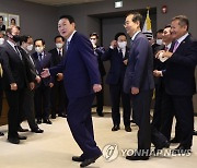국무위원 임명장 수여식 참석한 윤석열 대통령