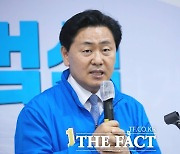 "김관영 전북도지사 후보, 수도권 지원 유세 나서"