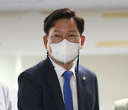 [포토]사전투표 하는 송영길 서울시장 후보