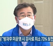 천호성 "방과후 미운영 시 강사료 최소 70% 보전"