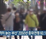 '급격히 늙는 부산' 2050년 중위연령 60.1세