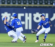 더듬고, 부딪히고, 악송구..도미노 수비 불안, 4연패 빠져들다 [오!쎈 잠실]