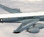 '미 공군에 단 2대' RC-135U 정찰기 주일미군 기지 투입한 듯