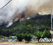 민가로 번지는 울진 산불