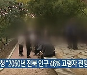 통계청 "2050년 전북 인구 46% 고령자 전망"