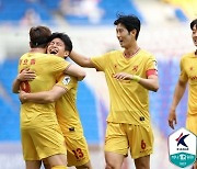 K리그2 선두 광주, 부산에 3-0 완승..11경기 무패 행진