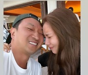 '이규혁♥' 손담비, 하와이 신혼여행 귀국 앞두고 "가기 싫다"