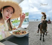 '태국 CEO♥' 신주아, 재벌 사모님의 럭셔리 휴가 "해변에서 말도 타고"