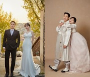 '♥백기범과 9월 결혼' 금조, 나인뮤지스 총출동한 웨딩 화보 공개