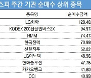 코스피 주간 기관 순매수 1위 'LG화학'