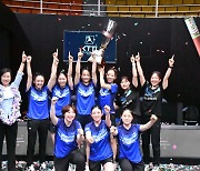 정규리그 1위 포스코에너지·삼성생명, 프로탁구 원년 통합챔피언