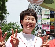 군포 총력유세 참석한 김은혜 후보