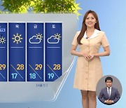 [날씨] 서울 28도·경주 34도..내일 전국 비 소식