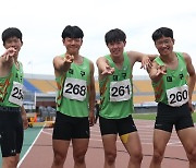 김동진, 전국소년체전 육상 남자 중등부 4관왕 등극